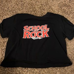 School Of Rock Cropped Tee